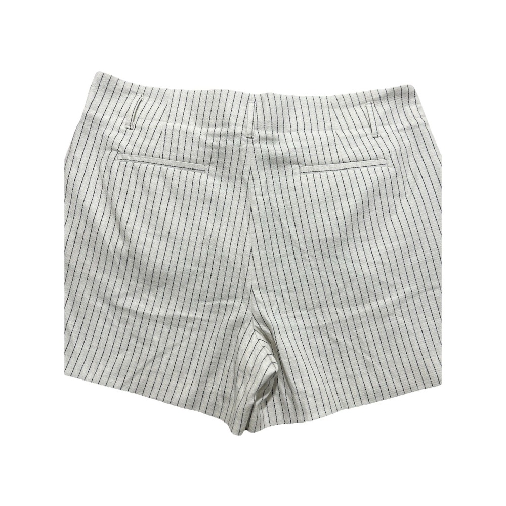 Banana Republic Shorts Womens 16  White Blue Stripes - Picture 6 of 7